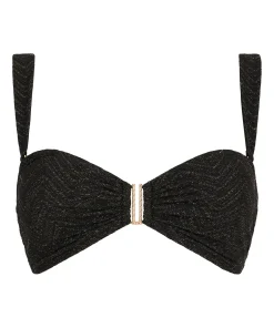 Golden Horizon Haut de maillot de bain Bandeau coques amovibles