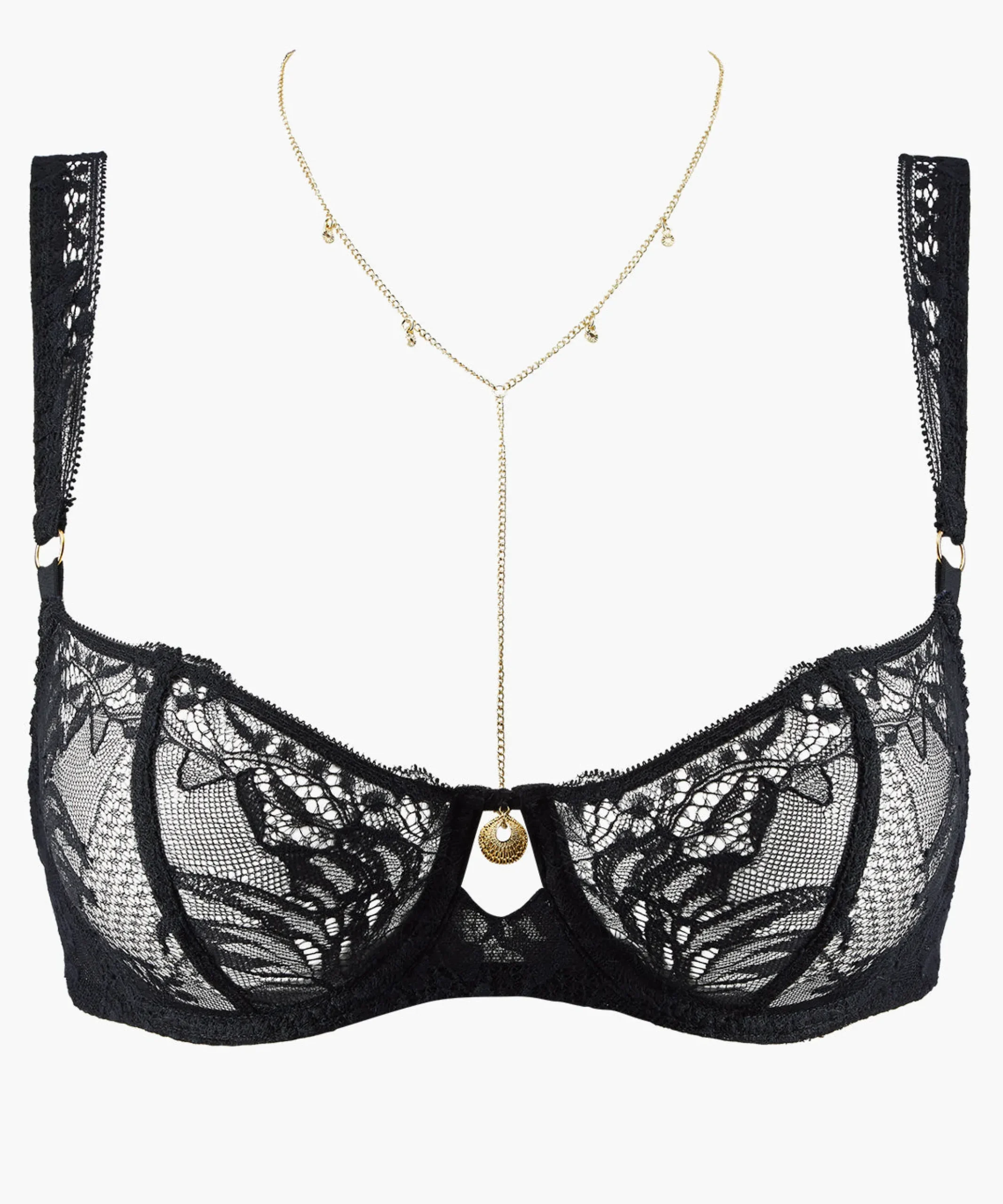 Gold Pleasure Soutien-gorge Corbeille avec armatures