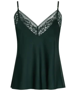 Midnight Whisper Top à fines bretelles