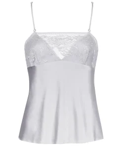 Midnight Whisper Top à fines bretelles