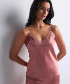 Midnight Whisper Top à fines bretelles