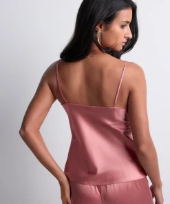 Midnight Whisper Top à fines bretelles