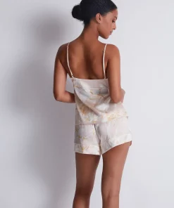Silk by Night Top à fines bretelles
