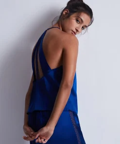 Silk Desire Top à fines bretelles