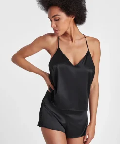 Silk Desire Top à fines bretelles