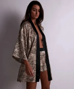 Smocky Night Kimono