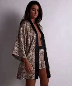 Smocky Night Kimono
