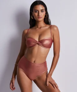 Sunlight Glow Bas de maillot de bain taille haute