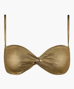 Sunlight Glow Haut de maillot de bain Bandeau coques amovibles